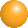 Orange decorative ball