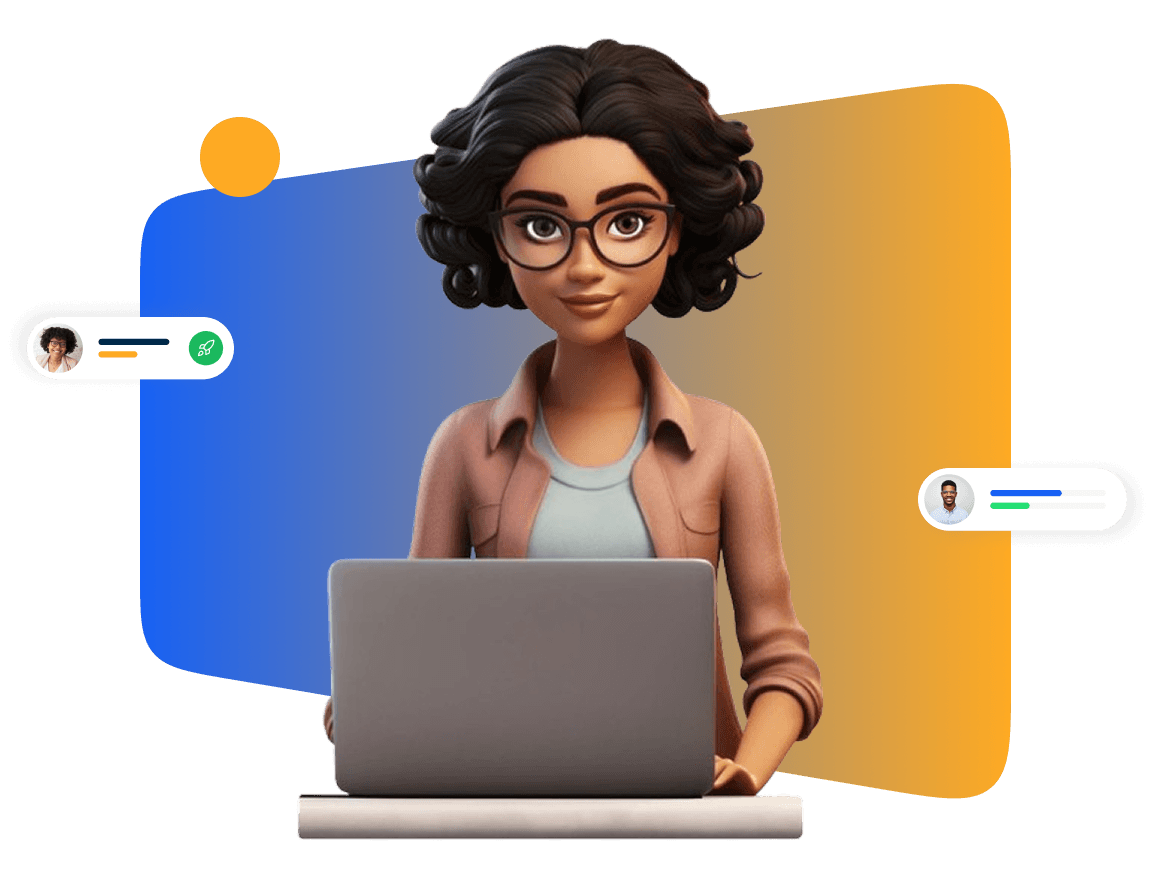 Woman with Laptop
