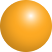 Orange decorative ball